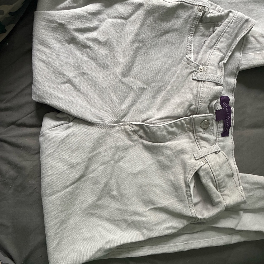 Gloria Vanderbilt Light Gray Jeans